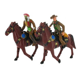 COWBOYS AN INDIANER OP ENGEM P&Auml;RD (8 Stk.)