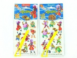 DISNEY PETER PAN RUBBELBILDER / STICKER (24 Stk.)