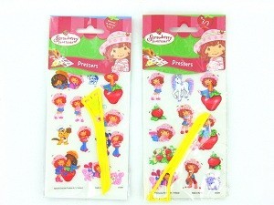 Strawberry Shortcake Rubbelsticker / Transfersticker (24 Stk.)