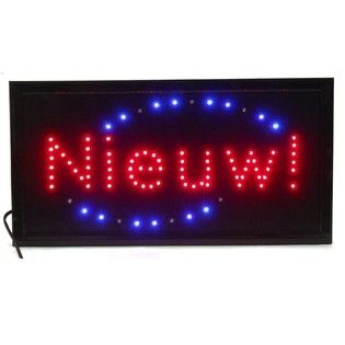 LED Reklammesch&euml;ld - NEI