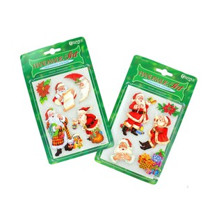 3D CHR&Euml;SCHTDAGSSTICKER (12 Stk.)