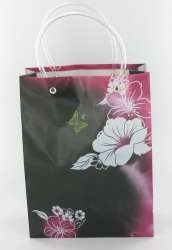Cadeassak / Tr&auml;itut Schwaarz/Rosa/W&auml;iss Blumm Large (12 Stk.)
