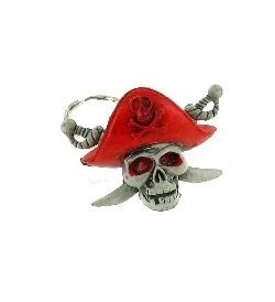 PIRATE-DOUDENSKAPP-SCHL&Euml;SSELUNH&Auml;NGER (24 Stk.)