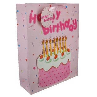 Geschenktut Happy Birthday Rosa (12 Stk.)