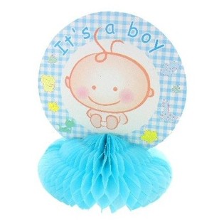 GEBUERTSD&Euml;SCH DECORATIOUN - BABY BLO (8 St&eacute;ck)