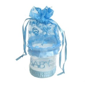 GEBUERTS-GESCHENKVERPACKUNG - BABY BLAU (12 Stk.)