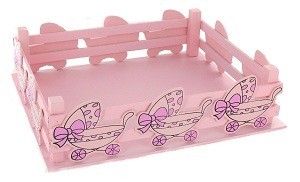 DEKORATIOUNSK&Ouml;RFEL - BABYROSA (2 Stk.)