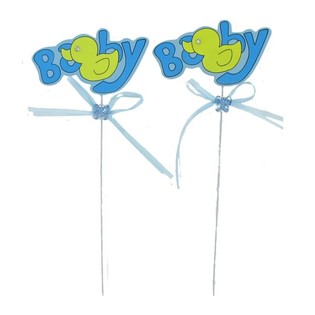 Gebuerts-Kucherstecker - Babyblo (12 Stk.)