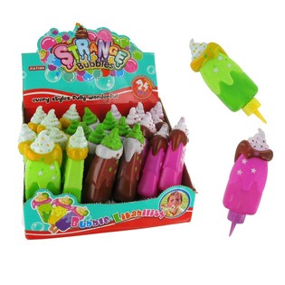 Seifeblosen a Form vun engem Glace (24 Stk.)