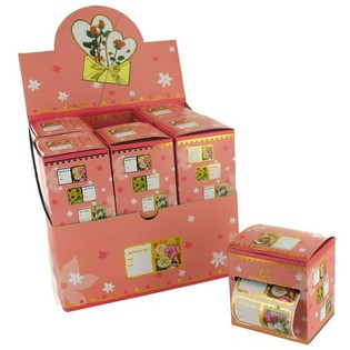 Kado-/Kaarte-Sticker - Modell Blummen (12 Stk.)