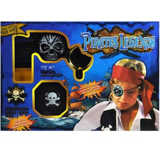GROUSSE PIRATENSET MAT SCHMINK (2 Stk.)