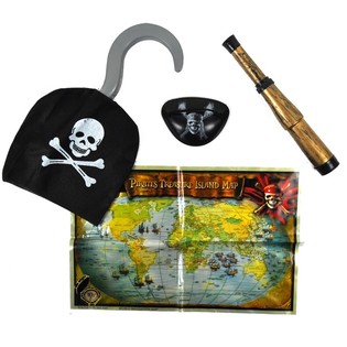 4-deilege Piraten Spillset (24 Stk.)
