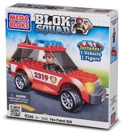 MEGABLOKS BLOK SQUAD POMPJEE&Euml;N SUV - 2432 (2 Stck.)