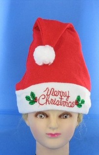 Liichtend Chr&euml;schtdagskap mat "Merry Christmas" (12 Stk.)