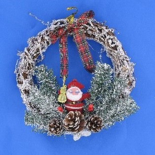 Klengen Luxus Chr&euml;schtdag Dierh&auml;nger mat Snow Look
