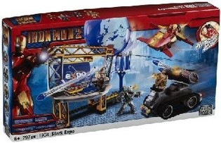 MEGABLOKS IRON MAN 2 STARK EXPO SPILLSAACHEN SET