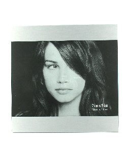 FOTO FRAME BLAU 18x13 cm - ALUMINIUM LOOK