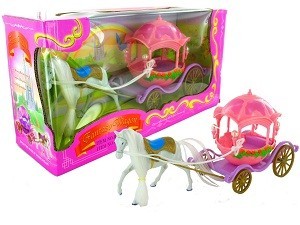 Spillgei-Kutsch mat P&auml;erd "Fantasy Wagon"
