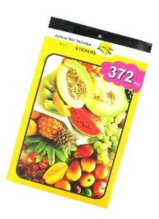 Stickerbicher Modell: Uebst (12 Stk.)