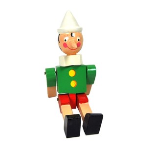 HOLZ-PINOCCHIO-POPP 14 CM (6 Stk.)