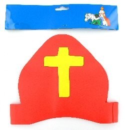 Zinniklos-Mitre aus Schaumstoff (12 Stk.)