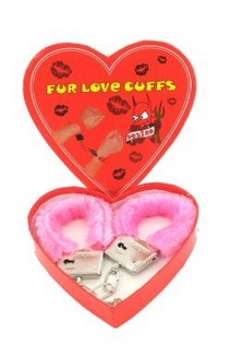 PL&Uuml;SCH-HANDSCHELLE IN LUXUS-GESCHENKBOX (2 Stk.)