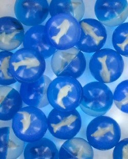 Flummi Modell Delphin - 4cm (24 Stk.)