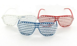Shutter Shades Br&euml;ll mat Bling Bling (10 Stk.)