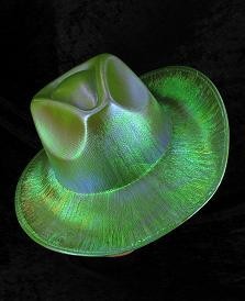 Cowboy Glittershutt - Gr&eacute;ng (6 Stk.)