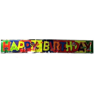 HAPPY BIRTHDAY - BANNER (15 St.)