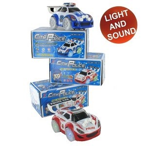 Bump & Go Police-Rennauto (2 Stk.)