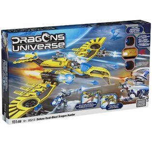 MEGA BLOKS DLUXE DUAL-BLAST DRACHENJ&Auml;GER