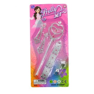 PRETTY GIRL SCHMUCK-SET OP KAART (12 Stk.)