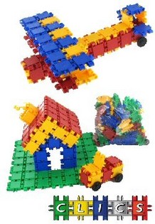 CLICS BAUSTENG (111 St&eacute;ck) - B2B Spillsaachen Grousshandel