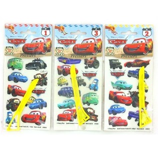 DISNEY CARS RUBBELBILLER / RETOUCHE-STICKERS (24 Stk.)