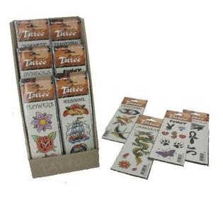 TATTOO STICKER AM DISPLAY (72 Stk.)