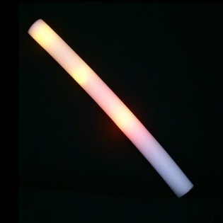 LED Foam-Stick eenzelweg Faarf - Party-Liichtstab - Orange (24 Stk.)