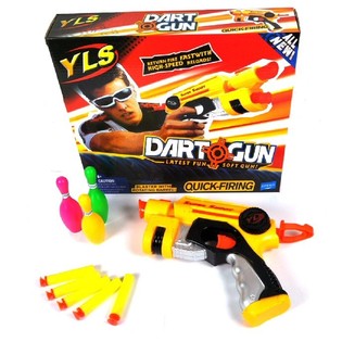 SUPER PISTOL - DART GUN (6 Stk.)