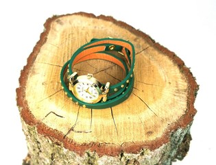 Ibiza Look Armband mat Auer (1 Stk.) - B2B Moud-Accessoire