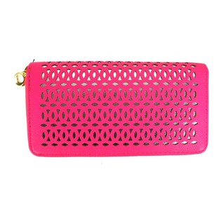 Neonrosa Portmonni am Ibiza-Look (1 Stk.)