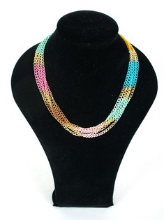 Kette mat 6 Reihen Ibiza Look Colorful (1 Stk.)