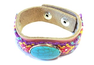 Luxus-Armband a Rosa am Ibiza-Look (1 Stk.)
