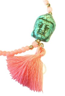 Buddha-Armband Rosa (Ibiza-Style) - 1 Stk.
