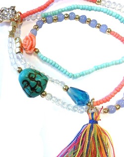 Elasteschen 3-loasstigen Armband Buddha (1 Stk.)