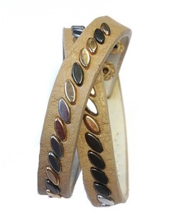 Ibiza-Style Bracelet Taupe (1 Stk.)