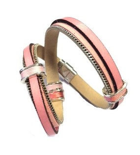 Luxus Ibiza-Style Bracelet Rosa (1 Stk.)
