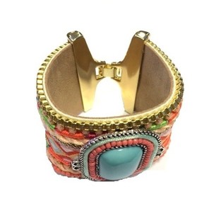 Luxus Ibiza Bracelet - Rosa (1 Stk.)