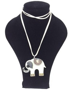 Halskette mat Elefant Cr&egrave;me (1 Stk.)