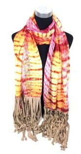 Ibiza Look Schal Giel-Rosa (1 Stk.)