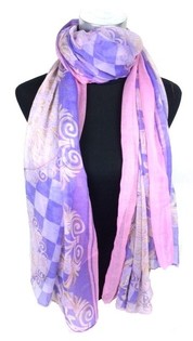 Ibiza Look Schal purpur/rosa (1 Stk.)